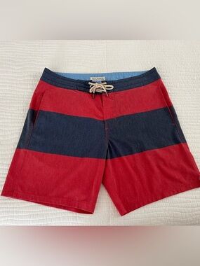 Fair Harbor Men’s Hybrid Swim Shorts unlined, Size 34